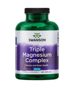 Swanson - Drievoudig Magnesium Complex, 400 mg - 300 capsules