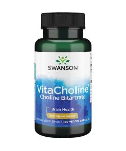 VitaCholine Bitartrate de choline, 300mg - 60 vcaps