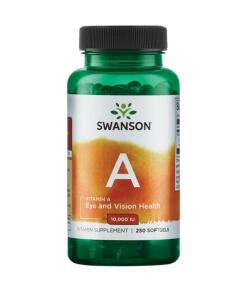Vitamine A, 10 000 UI - 250 softgels