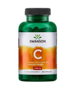 Swanson - Vitamine C met Rozenbottel Extract, 1000 mg - 90 Capsules