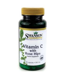 Swanson - Vitamine C met Rozenbottel Extract, 500 mg - 100 Capsules