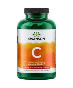 Vitamine C avec extrait de cynorhodon - Libération retardée, 1000mg - 250 comprimés