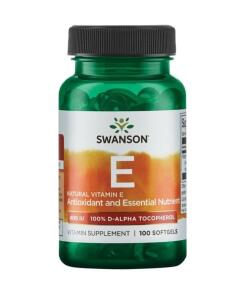 Swanson - Vitamine E, 400 IE Natuurlijk - 100 Softgels
