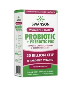 SWANSON Probiotique Féminin Quotidien + Prébiotique 60 gélules
