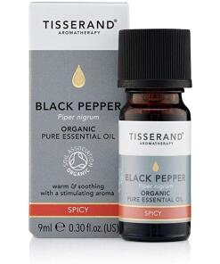 Tisserand Aromathérapie Poivre Noir Bio (9 ml / 0,3 fl. oz.)