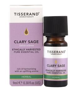 Huile essentielle de Sauge Sclarée Tisserand Aromathérapie Récoltée de manière éthique (9 ml / 0,3 fl. oz.)