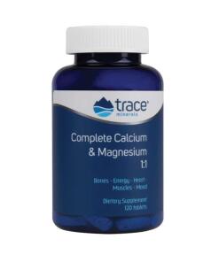 Trace Minerals - Compleet Calcium & Magnesium 1:1 - 120 Tabletten