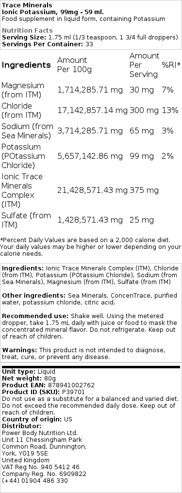 Potassium ionique, 99mg - 59 ml. – Image 3