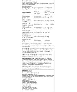 Zinc ionique, 50mg - 59 ml.