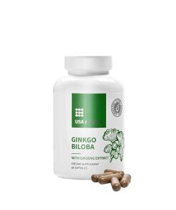 Ginkgo Biloba médical des États-Unis (60 capsules)