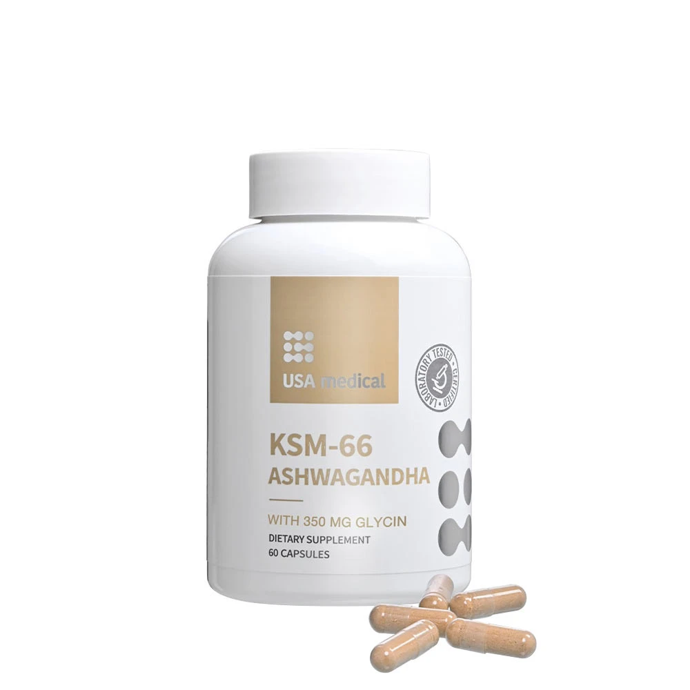 KSM-66 Ashwagandha médical des États-Unis (60 capsules)