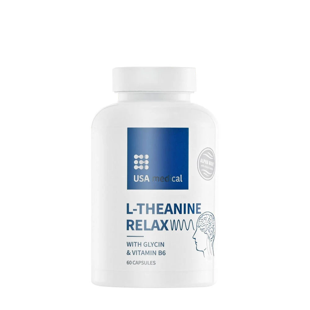 Relaxant à la L-Théanine médicale des États-Unis (60 capsules)
