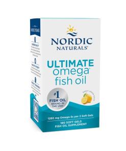 Nordic Naturals - Ultieme Omega, 1280 mg Citroen - 180 Zachte Capsules