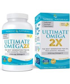 Nordic Naturals - Ultieme Omega 2X, 2150 mg Citroen - 180 Zachte Capsules