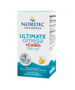 Nordic Naturals - Oméga Ultime + CoQ10, 1280mg Citron (EAN 768990891229) - 120 capsules molles