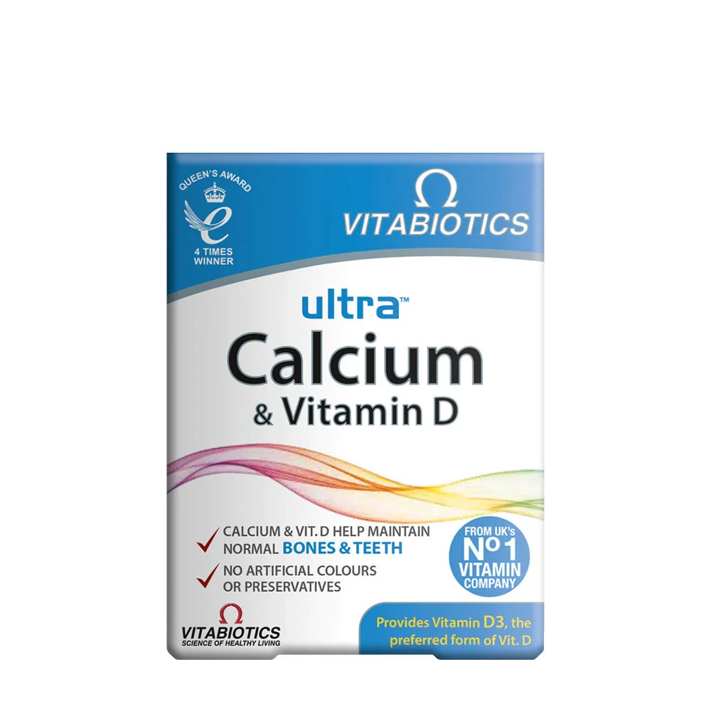 Vitabiotics - Ultra Calcium & Vitamine D (30 tabletten)