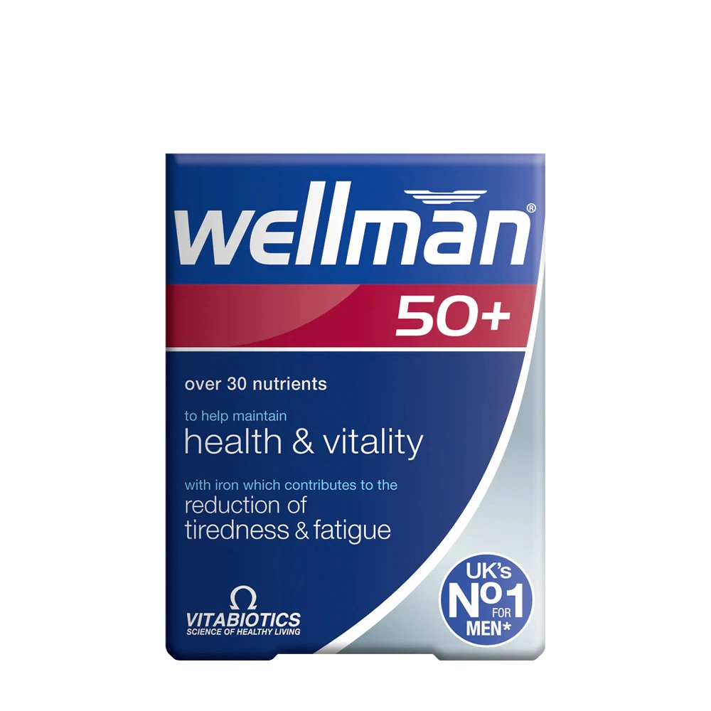 Vitabiotics Wellman 50+ (30 comprimés)