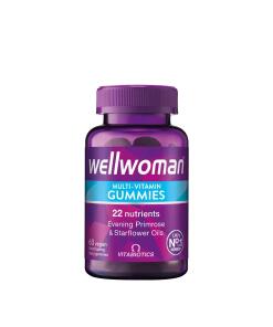 Gommes Vitabiotics Wellwoman (60 gommes, baies)