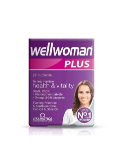 Vitabiotics Wellwoman Plus Oméga 3-6-9 (56 comprimés)