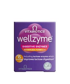 Vitabiotics - Wellzyme Geavanceerde Formule voor Spijsverteringsenzymen (60 Capsules)