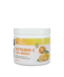 Vitaking - Vitamine C-1000 + D-4000 (200 tabletten)