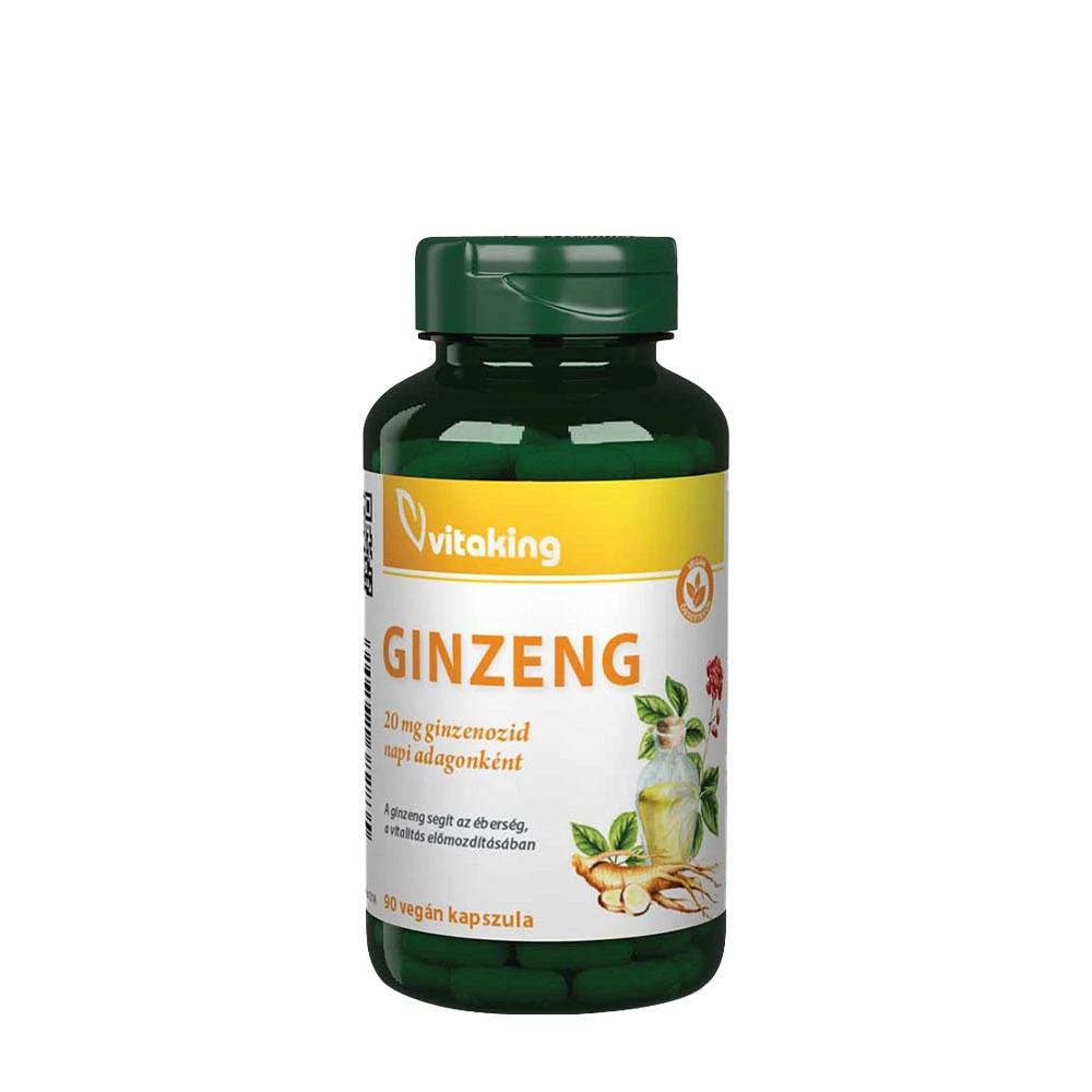 Extrait de Ginseng Vitaking 100 mg (90 capsules)