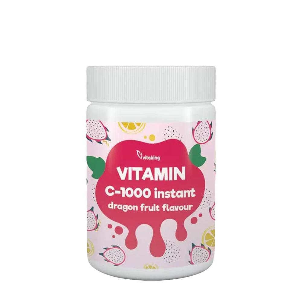 Poudre de Vitamine C Instantanée Suprême Vitaking (150 g, Baie de Dragon)
