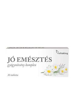 Vitaking - Goede Spijsvertering - Kruidencomplex voor Spijsverteringsondersteuning (30 Tabletten)