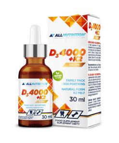 Vitamine D3 4000 + K2 Gouttes - 30 ml