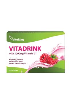 Vitaking Vitadrink Multivitamin (28 sachets, saveur framboise)