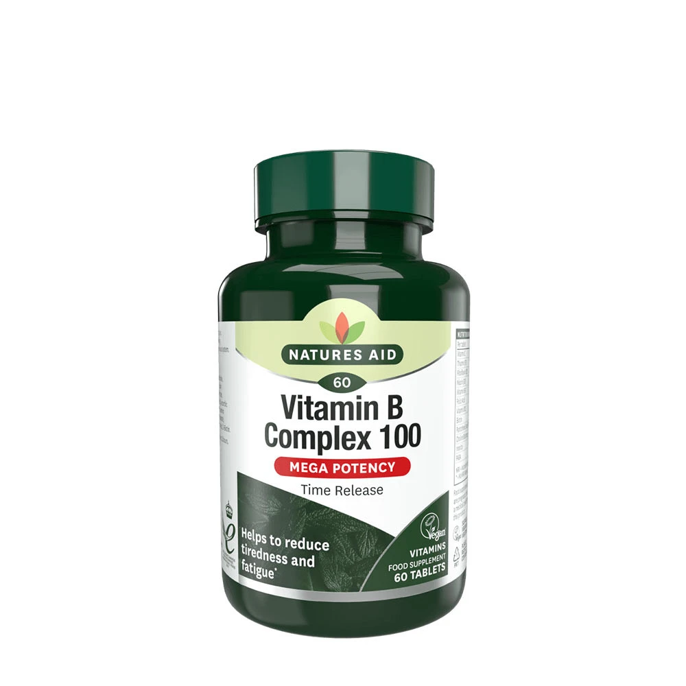 Natures Aid - Vitamine B-complex 100 (60 tabletten)
