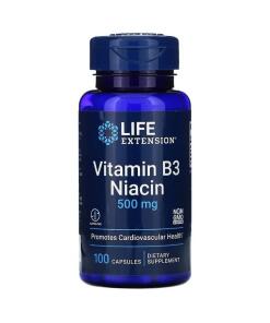 Life Extension - Vitamine B3 Niacine, 500 mg - 100 capsules