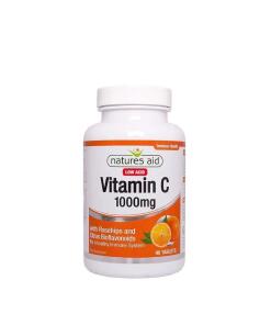 Natures Aid - Vitamine C 1000 mg met Lage Aciditeit (90 Tabletten)