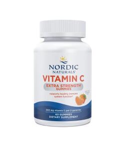 Nordic Naturals - Gommes à la vitamine C extra-fortes, saveur de mandarine - 60 gommes