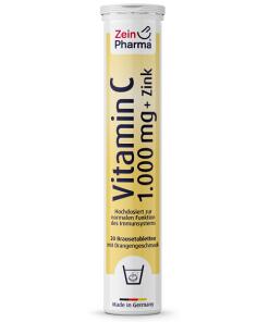 Zein Pharma - Vitamine C + Zink, Sinaasappelsmaak - 20 Tabletten