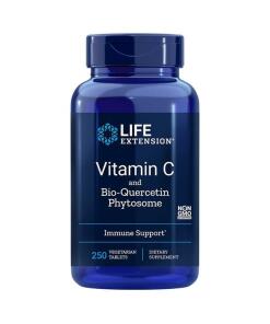 Vitamine C et Bio-Quercétine Phytosome - 250 comprimés végétariens
