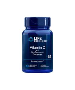 Vitamine C et Bio-Quercétine Phytosome - 60 comprimés végétariens