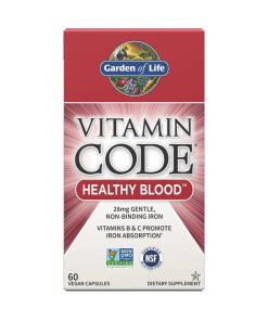 Garden of Life - Vitamin Code Gezond Bloed - 60 veganistische capsules