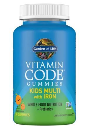 Multi-vitamines pour enfants avec fer en gommes, saveur orange - 90 gommes