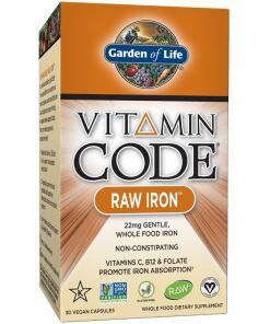 Garden of Life - Vitamin Code Raw Iron - 30 Veganistische Capsules