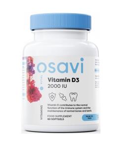 Osavi - Vitamine D3, 2000 IE - 60 Zachte Capsules