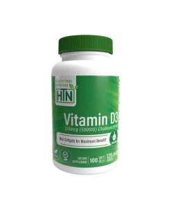 Health Thru Nutrition - Vitamine D3, 5000 IE - 100 softgels