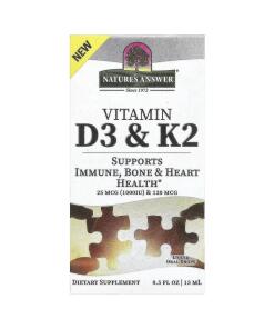 Réponse : Réponse de la nature - Vitamine D3 et K2 - 15 ml
