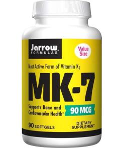 Jarrow Formulas - Vitamine K2 MK-7 - 90 mcg - 90 Zachte Capsules