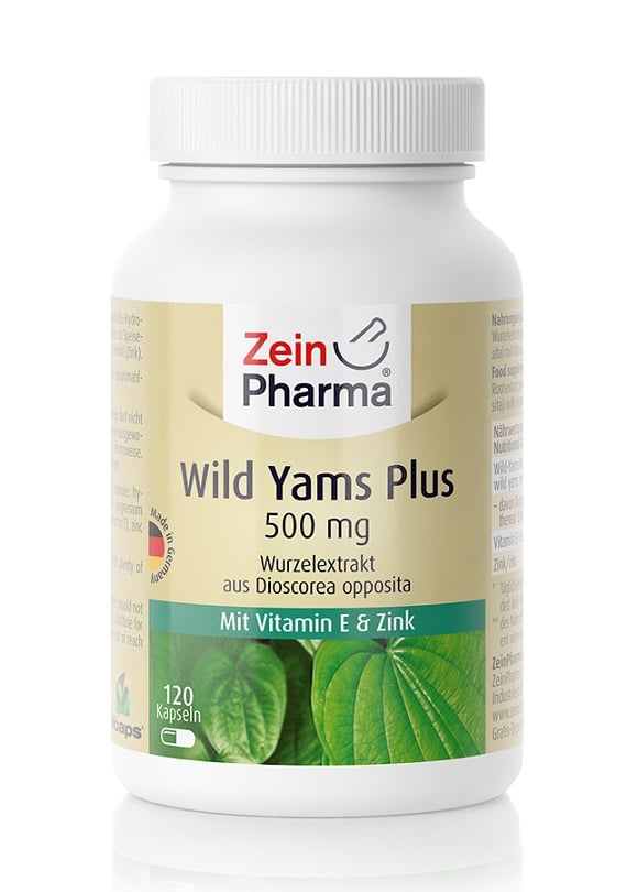 Zein Pharma - Wilde Yam Plus, 500 mg - 120 capsules