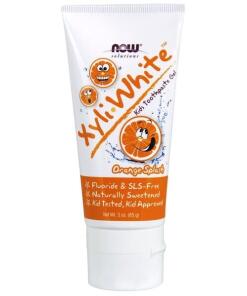 NOW Foods - XyliWhite Kinderen, Sinaasappel Splash - 85g