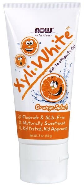 NOW Foods - XyliWhite Kinderen, Sinaasappel Splash - 85g
