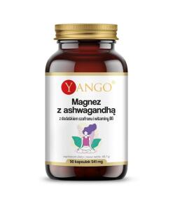 Yango - Magnesium met Ashwagandha, Saffraan en Vitamine B6 (90 capsules)