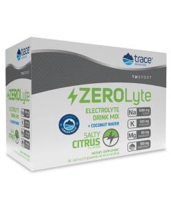 Trace Minerals - ZEROLyte, Gezouten Citroen - 30 zakjes