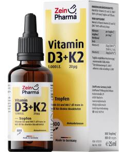 Zein Pharma - Vitamine D3 + K2 - 25 ml